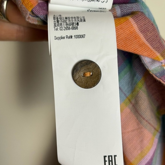 Billabong Multicolor Plaid Women's Capris - Picture 11 of 12